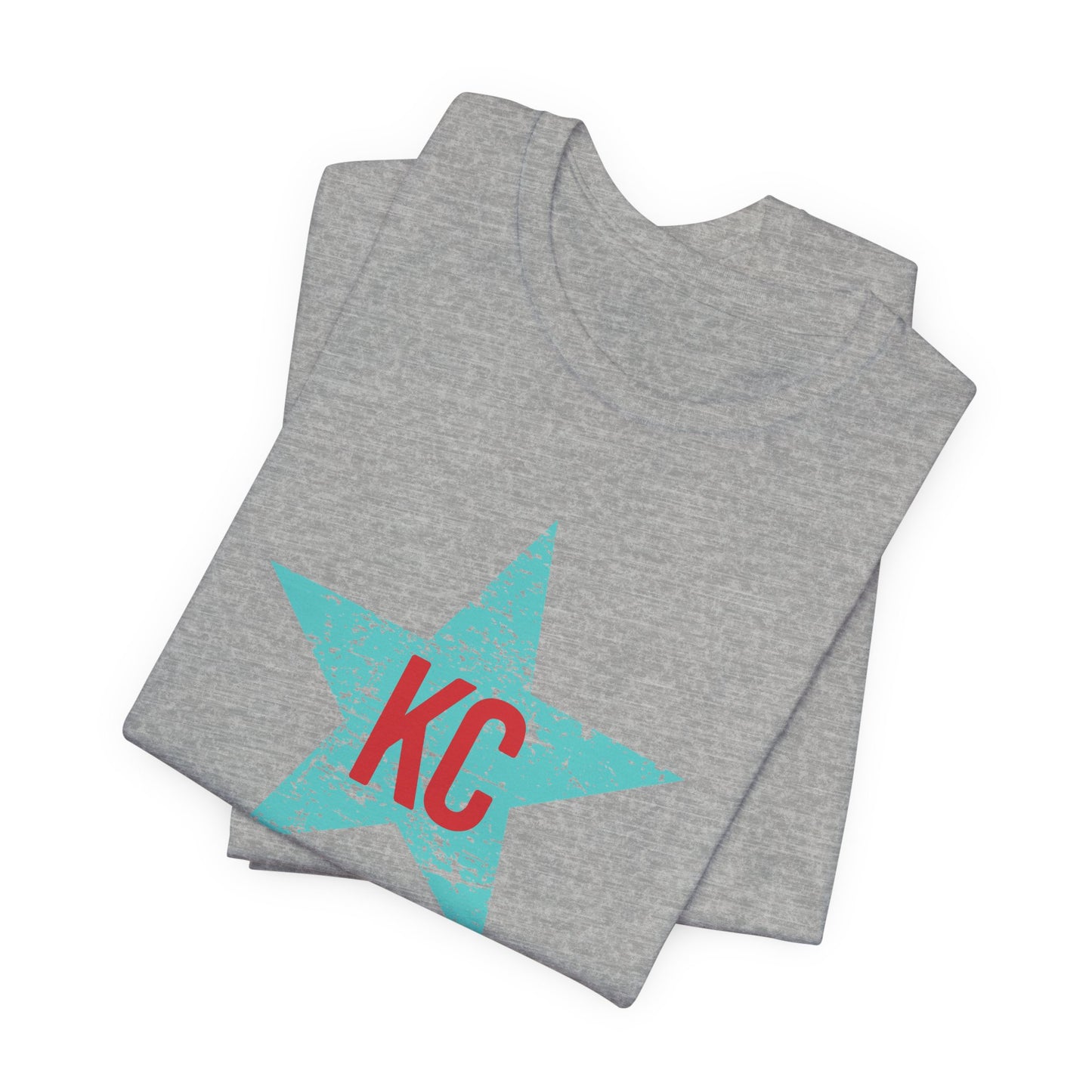 Teal + Red KC 'Star' Tee