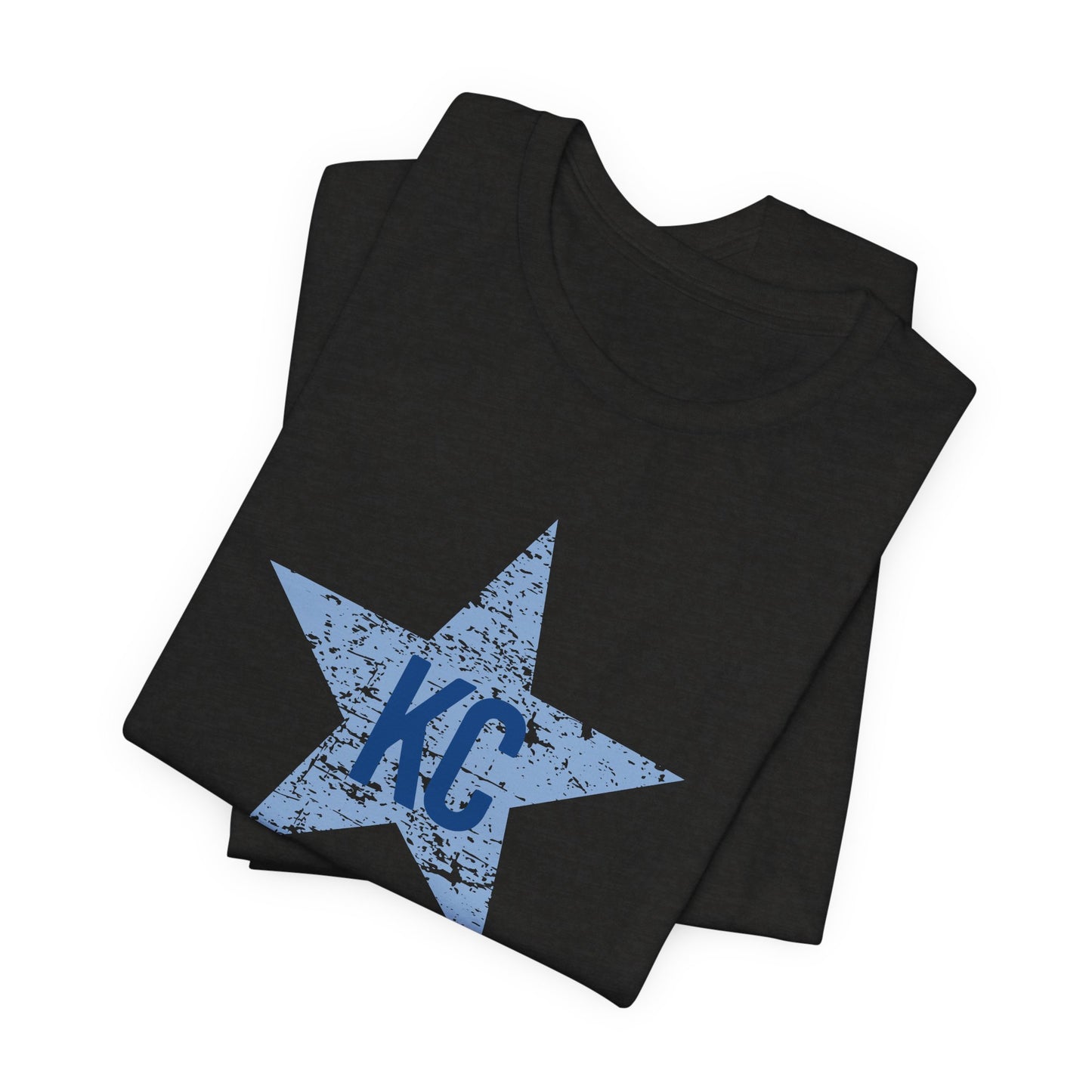 Powder Blue + Navy KC 'Star' Tee