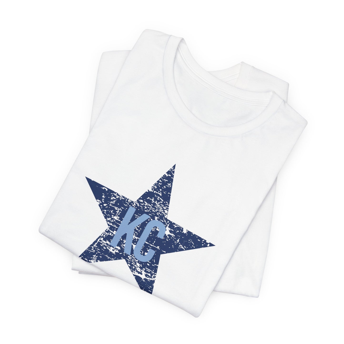 Navy + Powder Blue KC 'Star' Tee