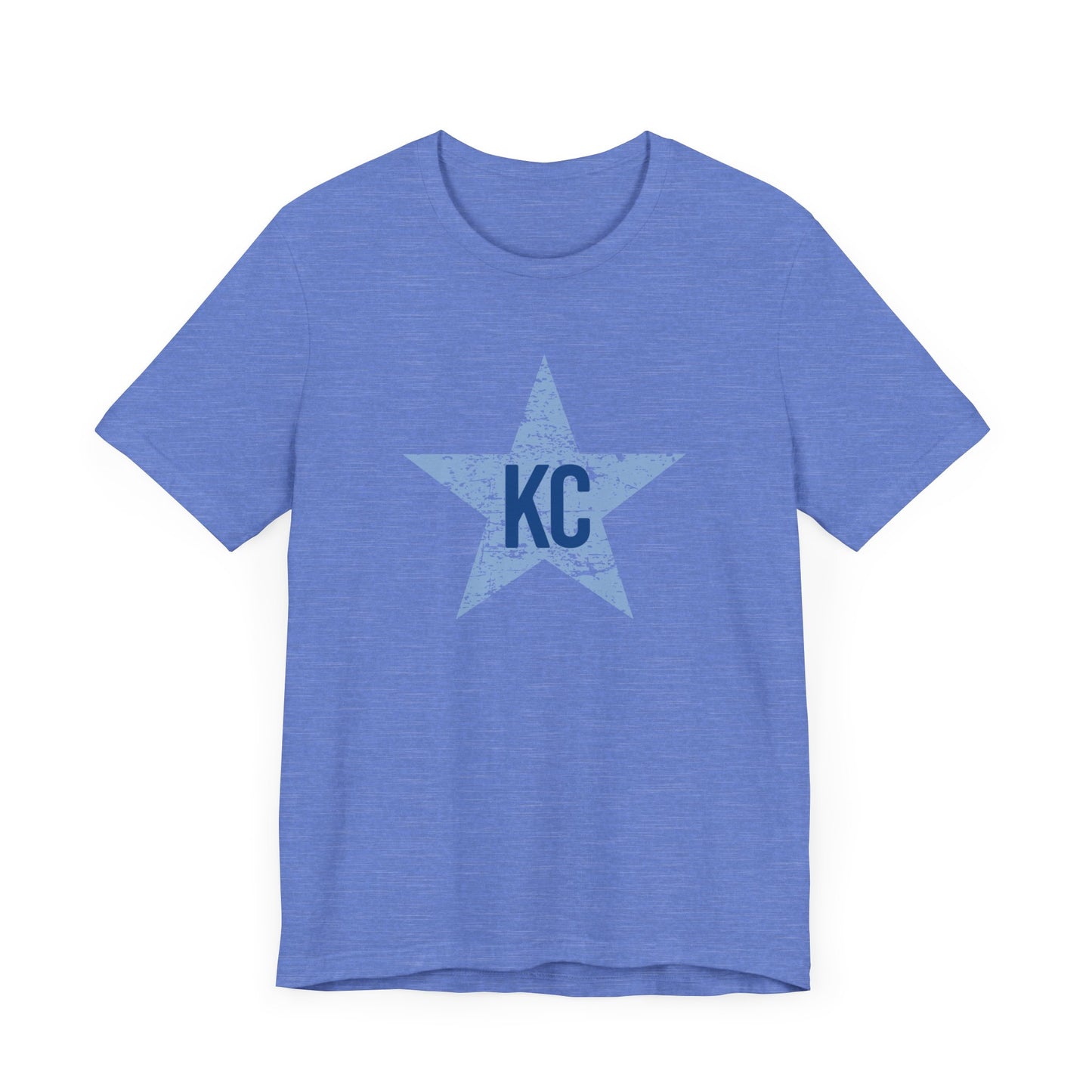 Powder Blue + Navy KC 'Star' Tee