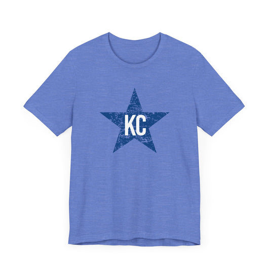 Royal + White KC 'Star' Tee