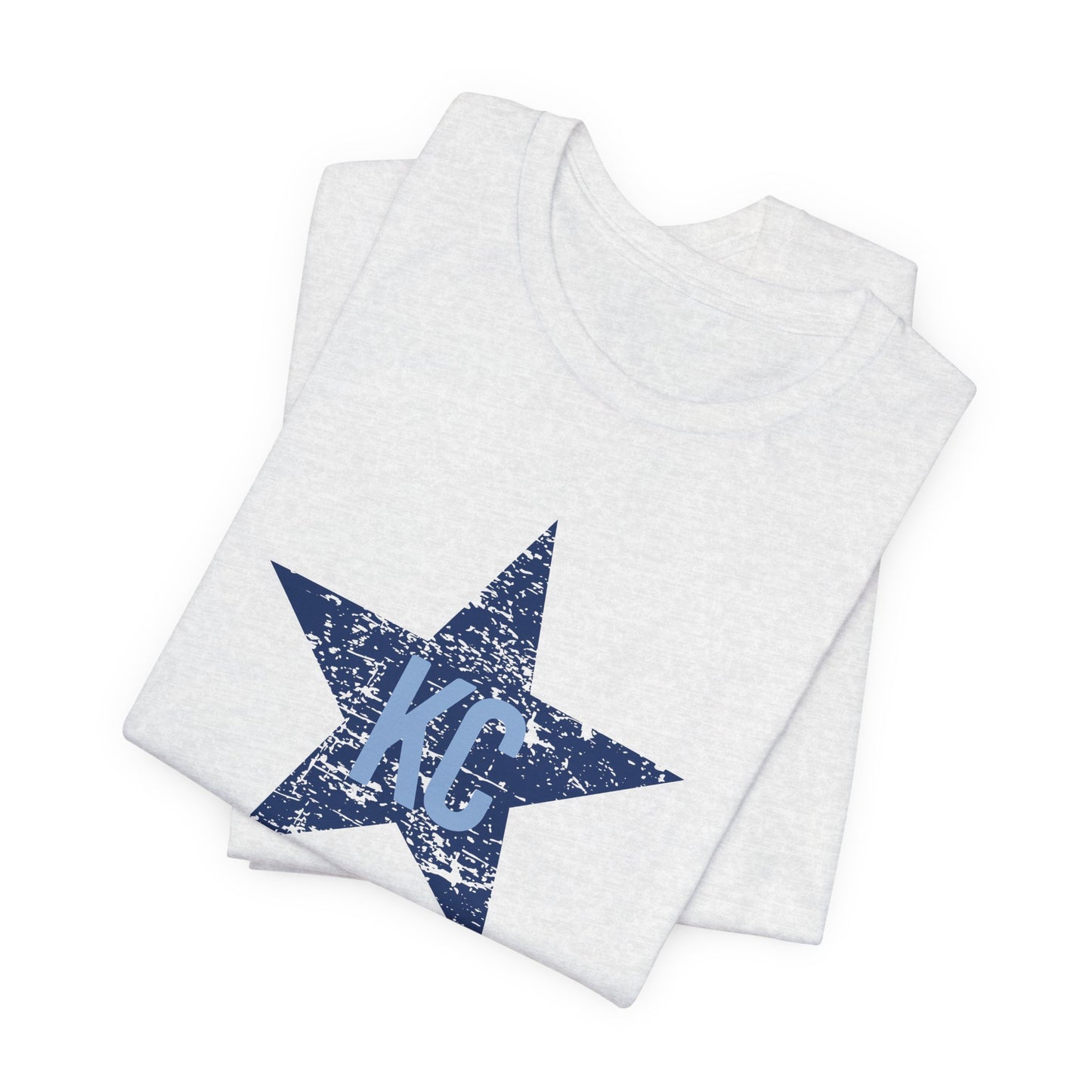 Navy + Powder Blue KC 'Star' Tee