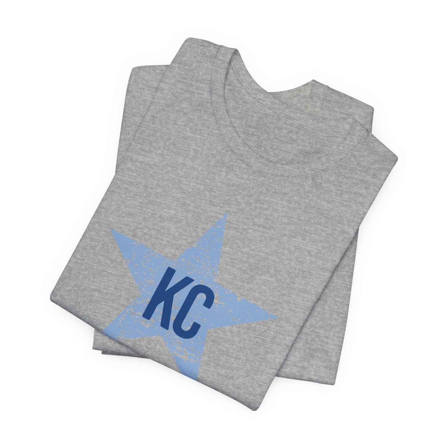 Powder Blue + Navy KC 'Star' Tee