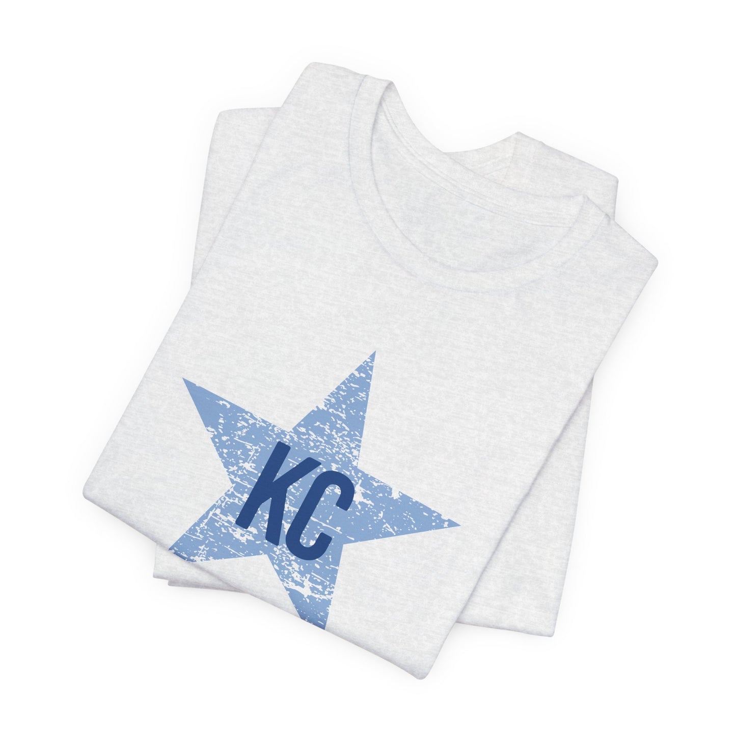 Powder Blue + Navy KC 'Star' Tee