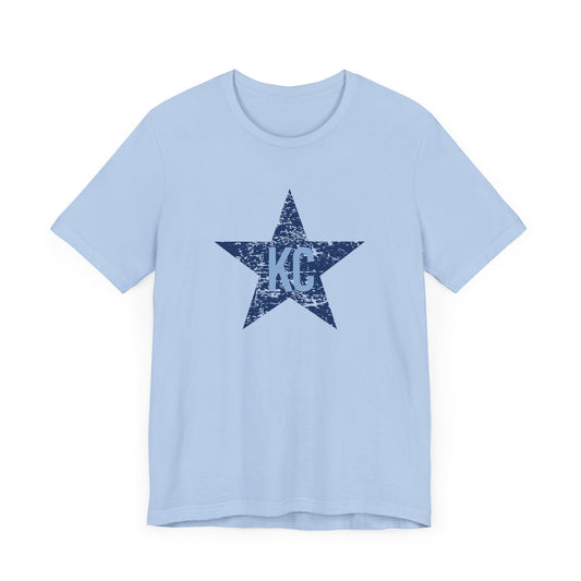 Navy + Powder Blue KC 'Star' Tee