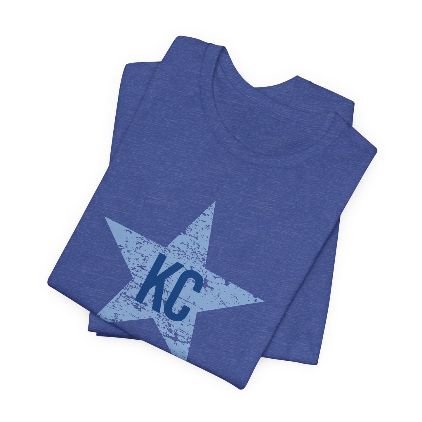 Powder Blue + Navy KC 'Star' Tee