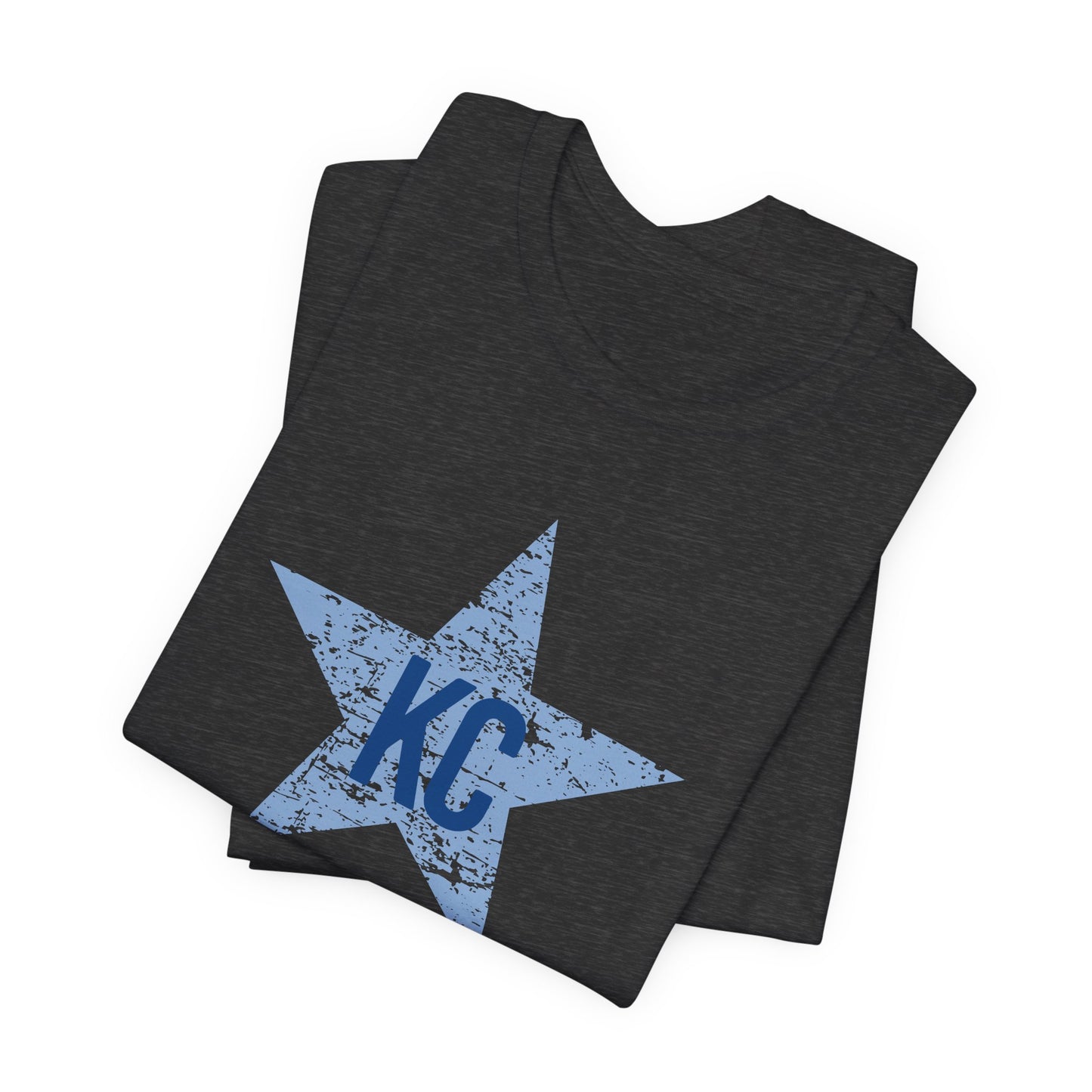 Powder Blue + Navy KC 'Star' Tee