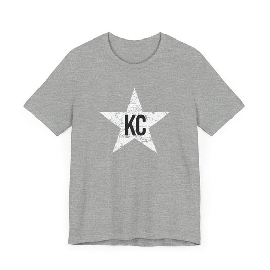 White + Black KC 'Star' Tee