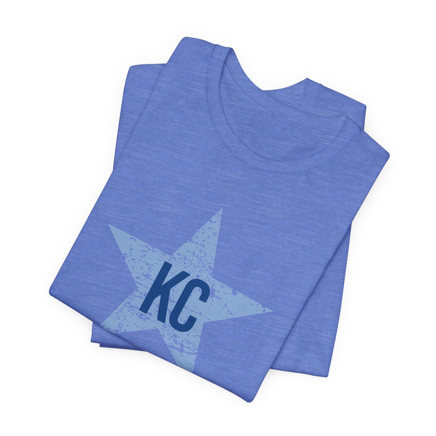 Powder Blue + Navy KC 'Star' Tee